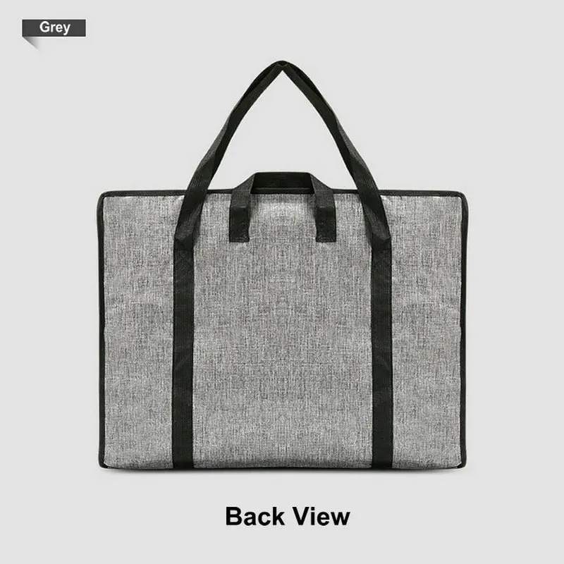 Solid Color Artist Bag A2 Art Portfolio Shoulder Bag Waterproof A3 Drawing Board Bag Carry Tote Bag