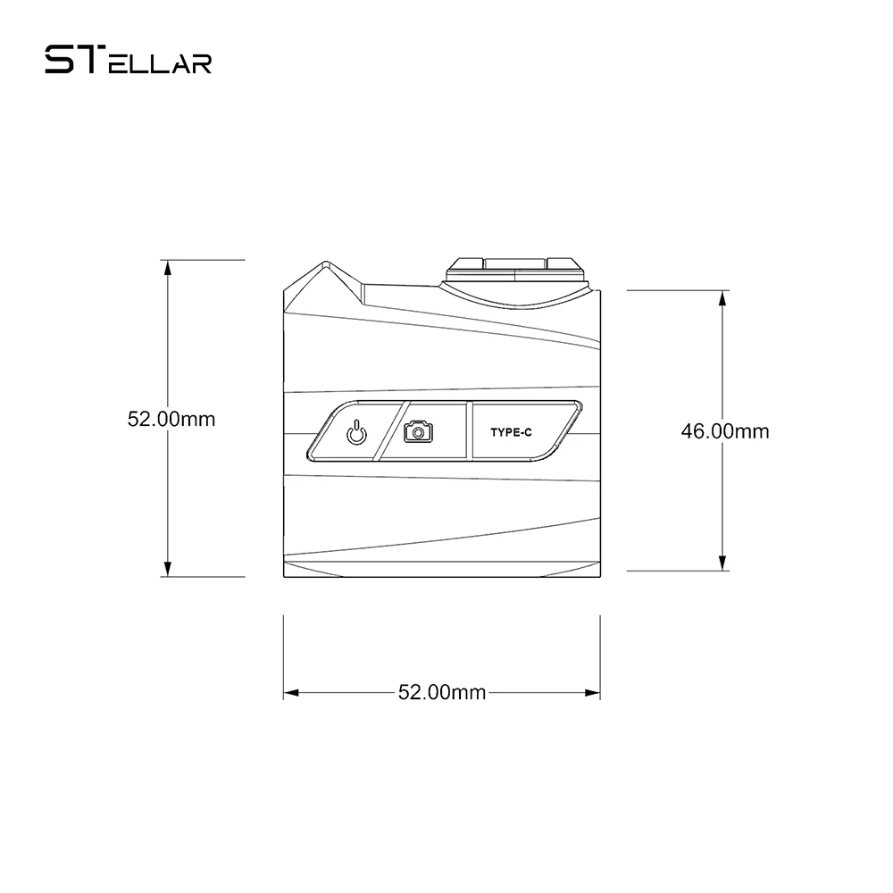 Stellar T3 Mini  Touchscreen thermal imaging infrared night vision device thermal camera view 6