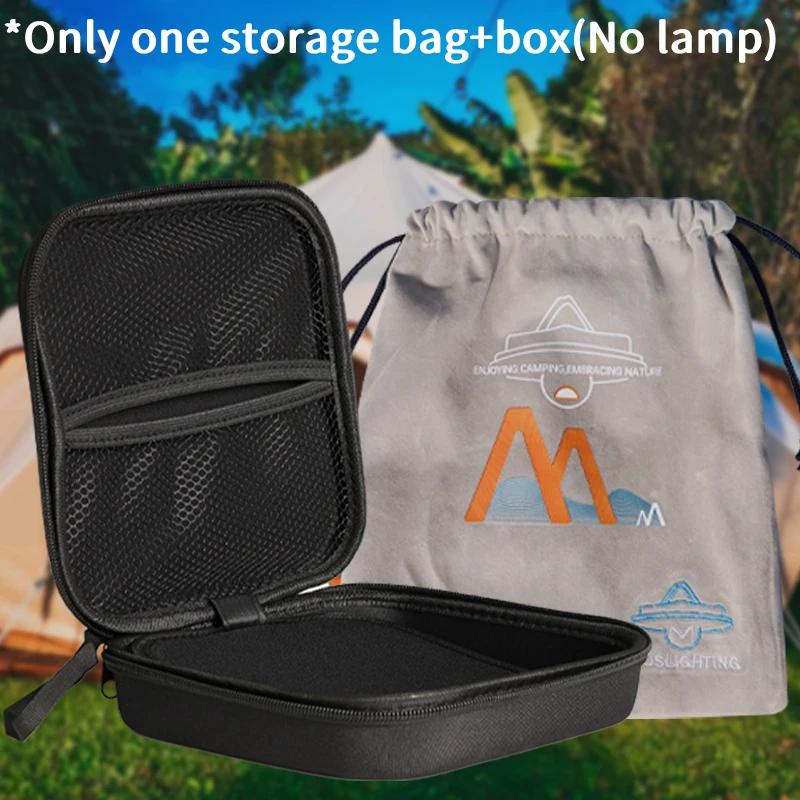 Maetff Outdoor Camping Lantern and Storage Bag Portable Flashlight Accessory Protective Cover Outdoor Camping Light Supplies