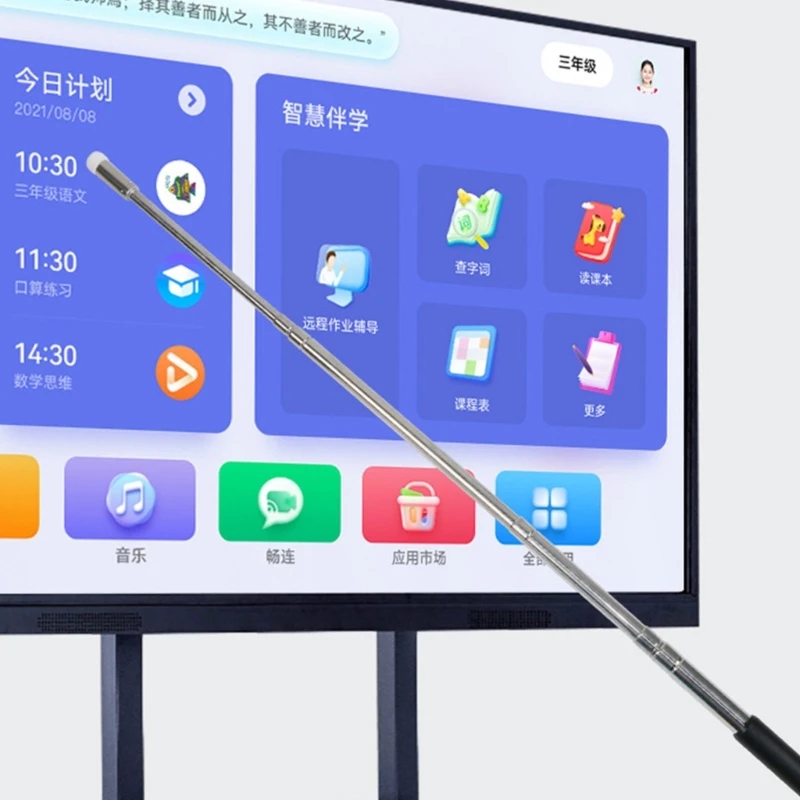 Mini Retractable Classroom Pointer for School, Telescopic Teachers Pointer Extendable Hand Pointers Finger Pointer Stick