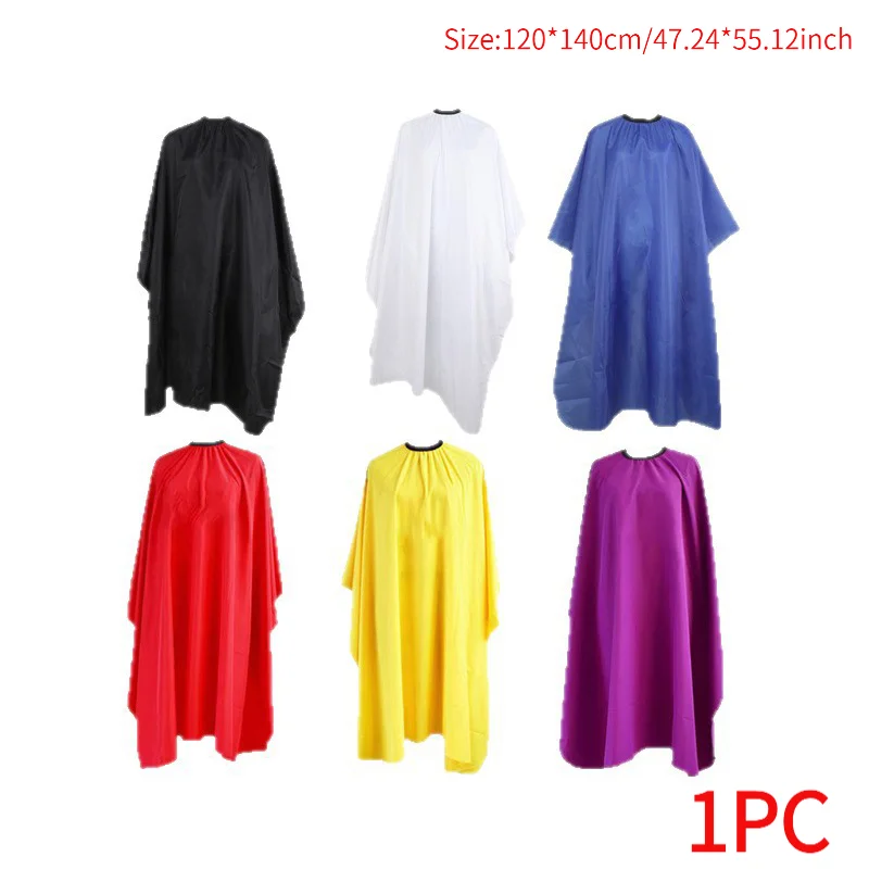 140*120cm Hair Cutting Gown Barber Salon Gown Cape Hairdresser Hair Cutting Waterproof Cloth Tools Hairdressing Dress Cape Apro