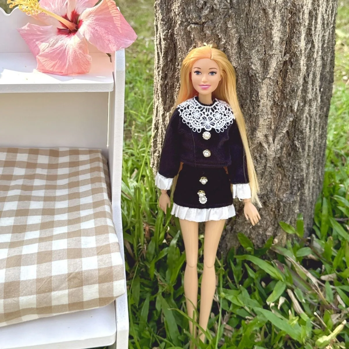 2025 neue Mode Prinzessin Puppe Spielzeug Exquisite Kleine Duftende Wind Top + Rock Set 30 cm 1/6 BJD Puppe Täglichen Dress up Spielen Haus Spielzeug