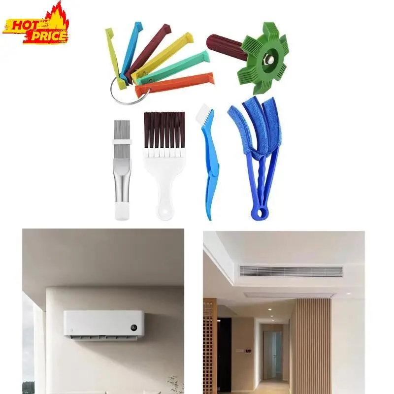 6x кондиционер конденсатор Condenser Fin Set Set Fin Comb Metal Radiator Fin Check