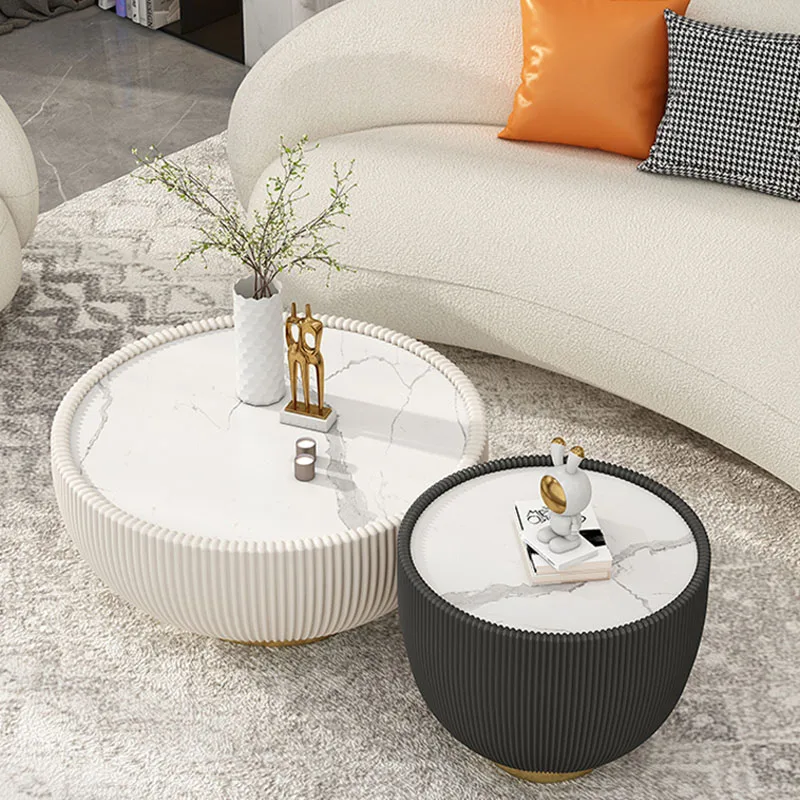 

Korea Simple Coffee Tables Round Unique Premium Modern Coffee Tables Living Room White Glam Mesa De Centro Home Furniture