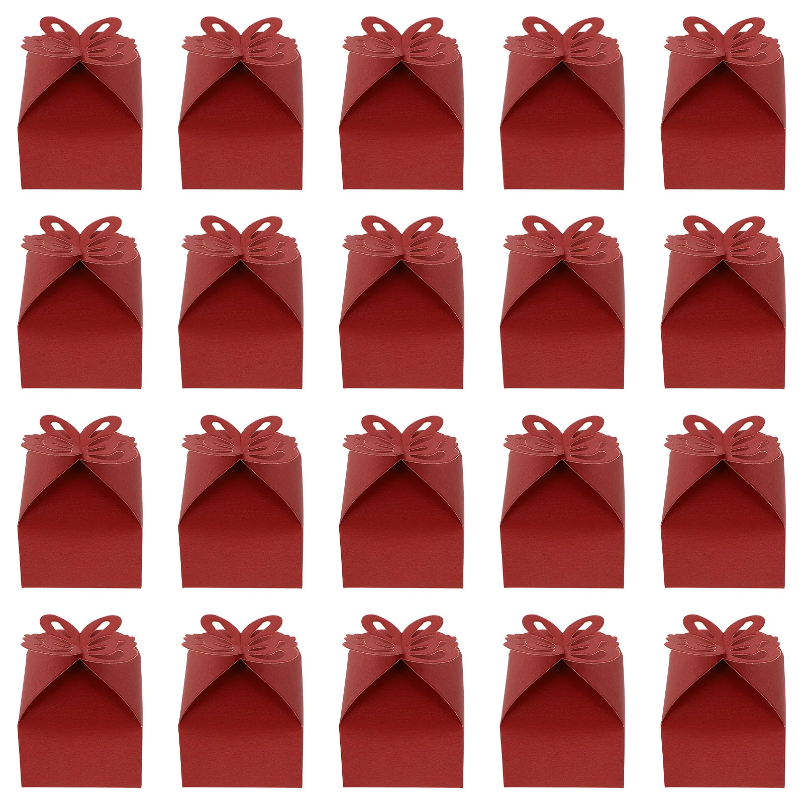 50 Piezas de Exquisitas Cajas de Dulces con Forma de Mariposa para Bodas, Diseño Creativo Calado, Adecuado para Regalos, Frutas, Galletas, Uso en Festivales