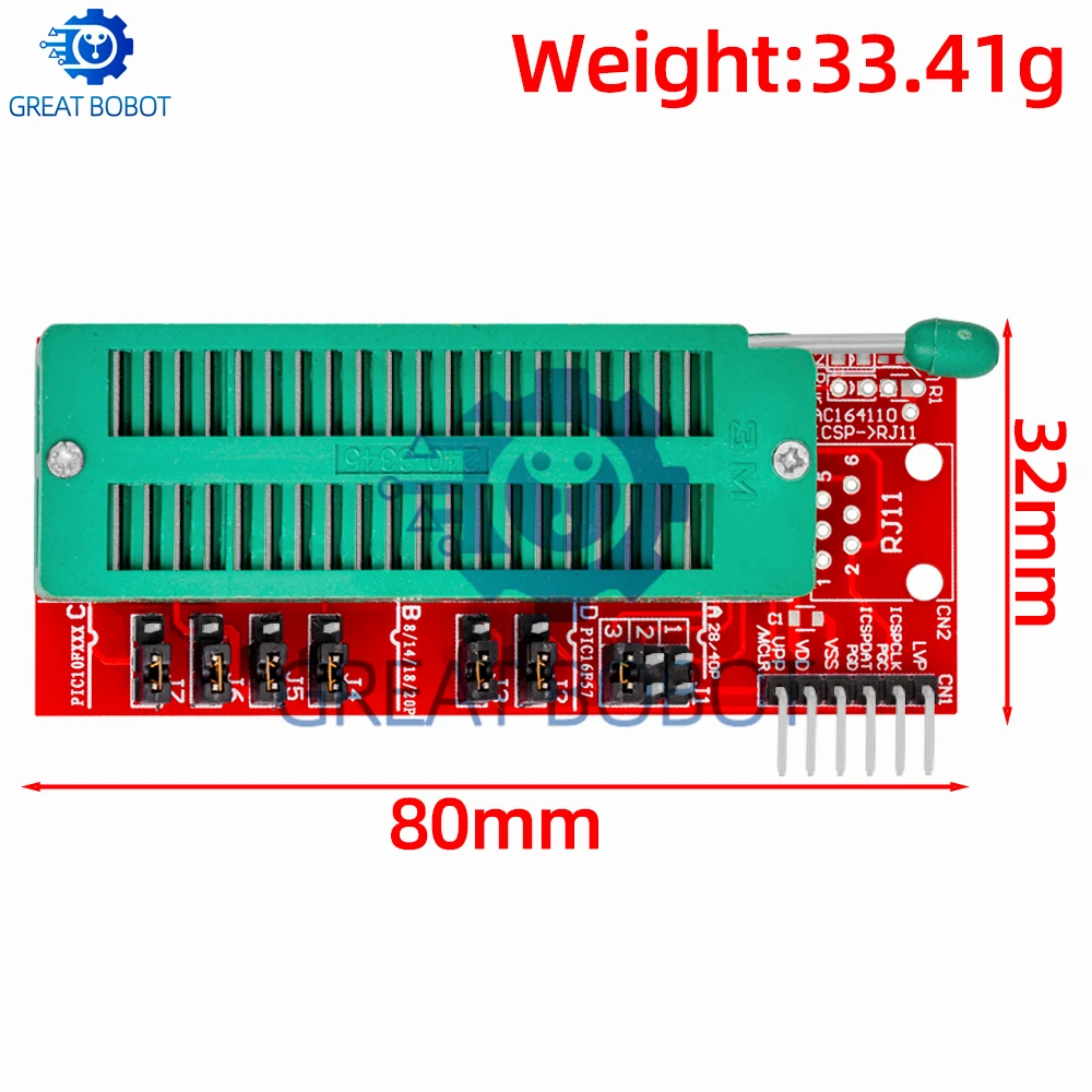 PICKIT3 PICKIT3.5 Programator PICKIT 3 do programowania offline układów mikrokontrolerów PIC + adapter programatora PIC — zdjęcie produktu 4