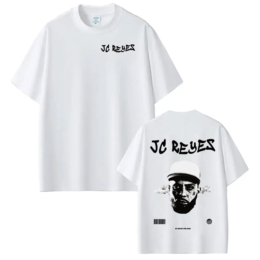 Rapper Jc Reyes T Shirt Men Women Clothing Hip Hop Fashion T-shirts 100% Cotton High Quality Casual Oversized T-shirt Streetwear