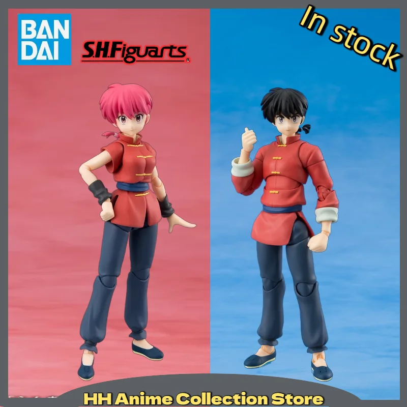 

In Stock Original BANDAI S.H.Figuarts Shf Saotome Ranma Ranma 1/2 Anime Model Movable Figure PVC Collection Gift