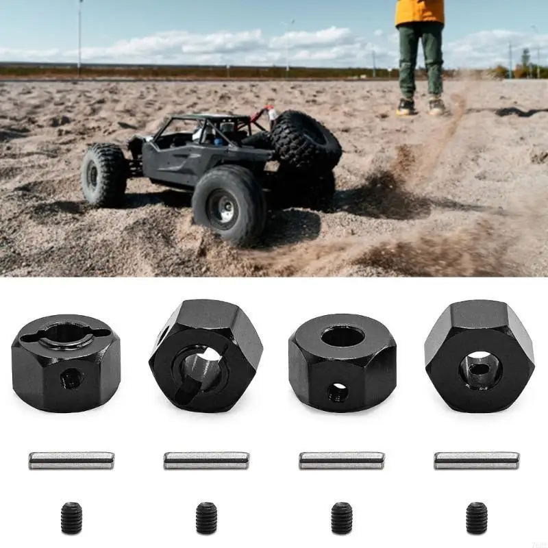 76HF Grip 12mm Couplers Parts Modern Black Finish for Competitive Remote Control Car Accessories