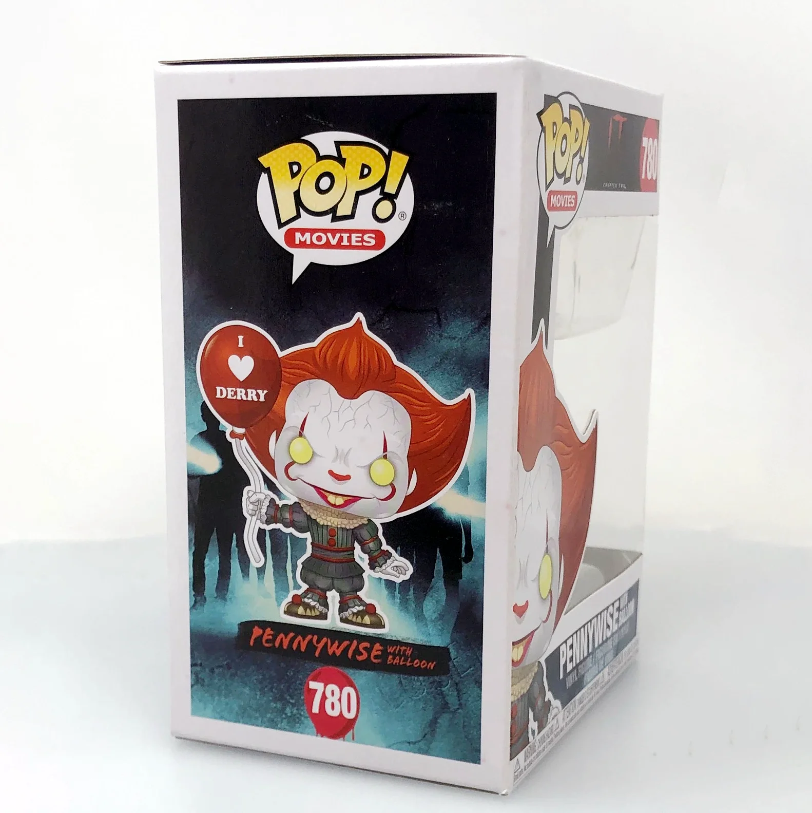 تكنولوجيا المعلومات Pennywise مع بالون # 780 مجسم فانكو بوب أصلي إصدار محدود جمع الديكور الشكل مرحبا بكم في لعبة المشجعين ديري #5