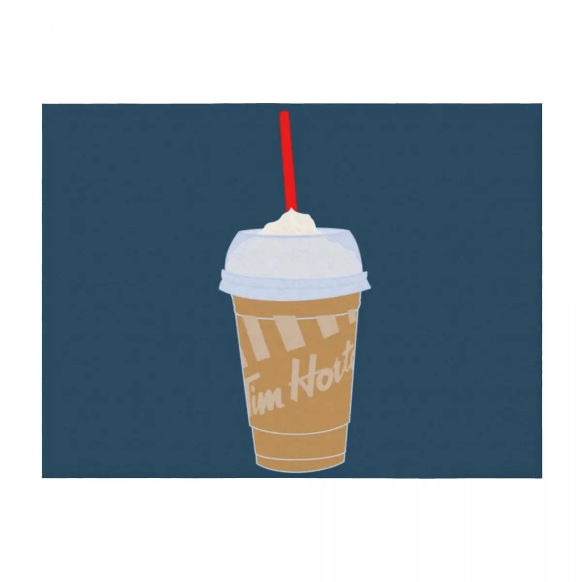 

Timmies Iced Capp. Throw Blanket heavy to sleep Thermal Decorative Beds Blankets Sofas Of Decoration Blankets