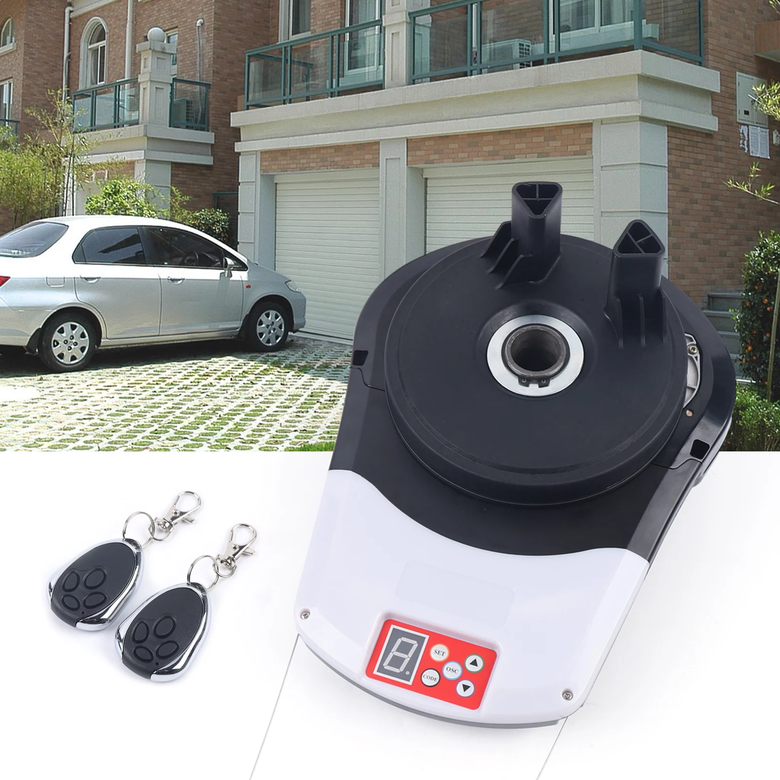 100W Automatic Roller shutter motor Garage Door Opener Roller Remote Electronic Lift Force 800N Power