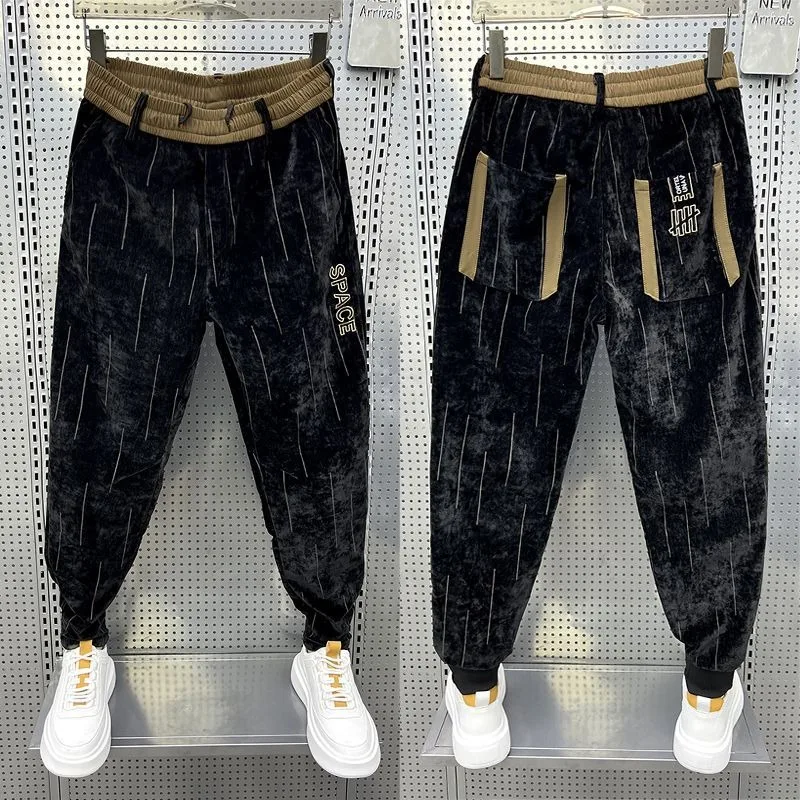 Spring Autumn Fashion Harem Pants Striped Hip Hop Streetwear High Quality Unique Brand Trousers New in Cotton Joggers Sweatpants