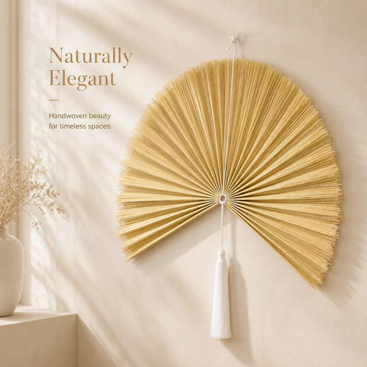 LargeHandmade Natural Bamboo F - Interior Design Home Decor recension och pris