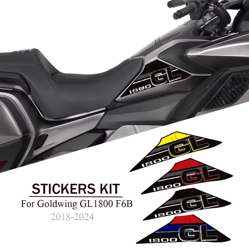 Stickers Decals For Honda Goldwing Gold wing GL1800 F6B Tour Wheel Protector Tank Pad Side Grips Gas Fuel Kit Knee 2018 - 2024