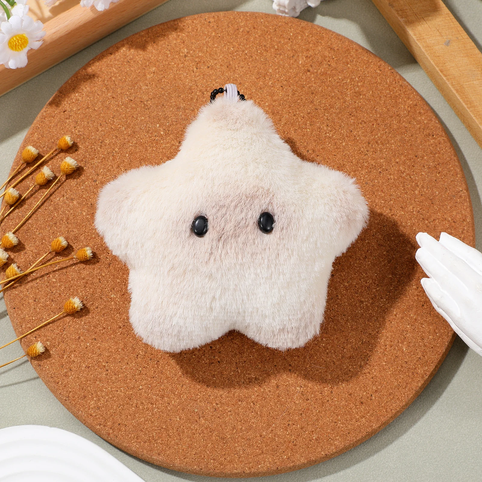 

Cute Star Shaped Cartoon Keychain Soft Handbag Pendant Purse Charm Backpack Pendant Bag Accessory Keychain Charm