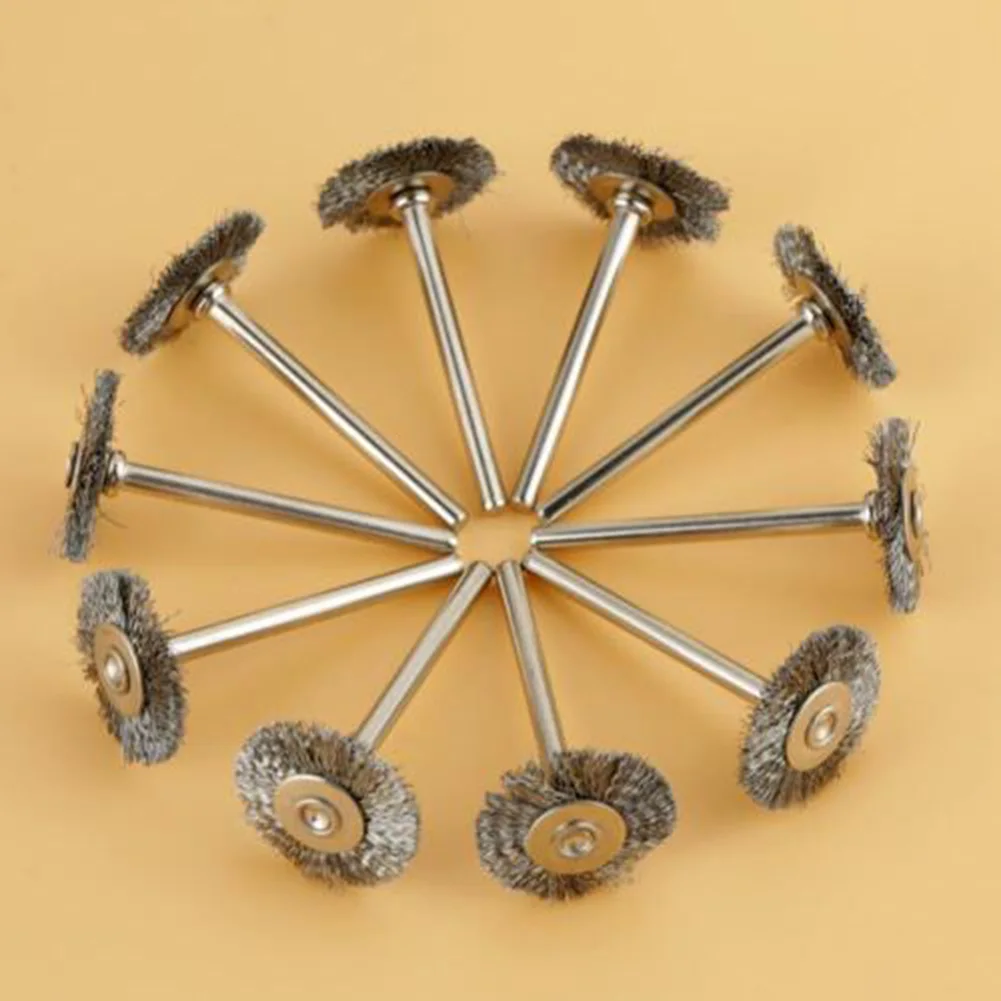 Stainless Steel Wire Brush 25mm for Grinder Rotary Tool Metal Finishing Rust Oxide and Electroplating Layer Removal
