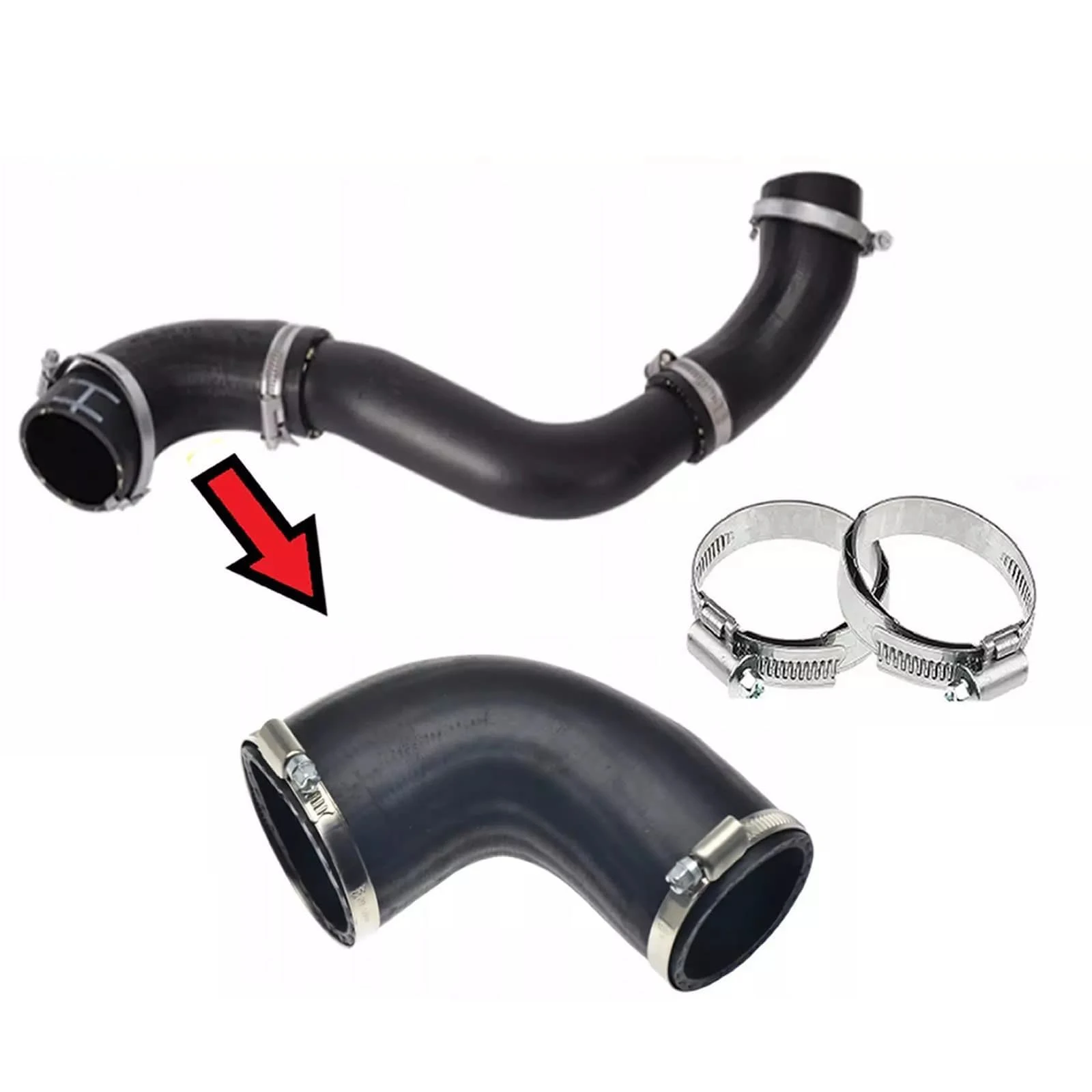 1pcs TURBO INTERCOOLER HOSE PIPE LARGE FOR FORD GRAND C-MAX KUGA II 2.0 AV616K863AE Car Accessories