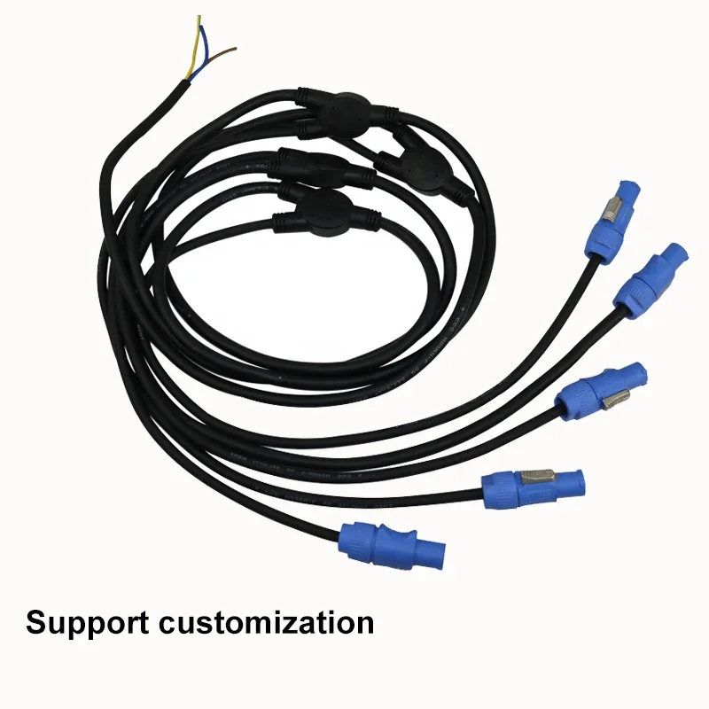 Cable de alimentación del conector Powercon del arnés completo Grace