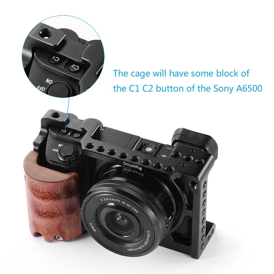 SONY α6500 本体 SmallRigケージ付き SmallRig Cage for Sony A6300 A6000 A6500