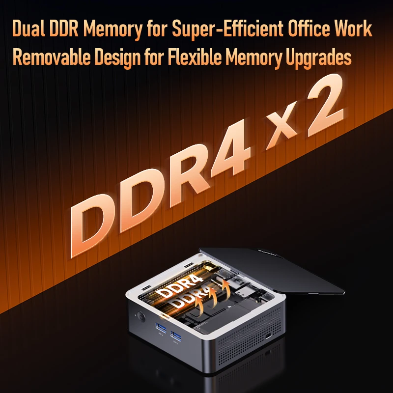 Zwide AMD Mini Host Ryzen R3-4300U Business Office Home MINI PC Pocket Computer Host