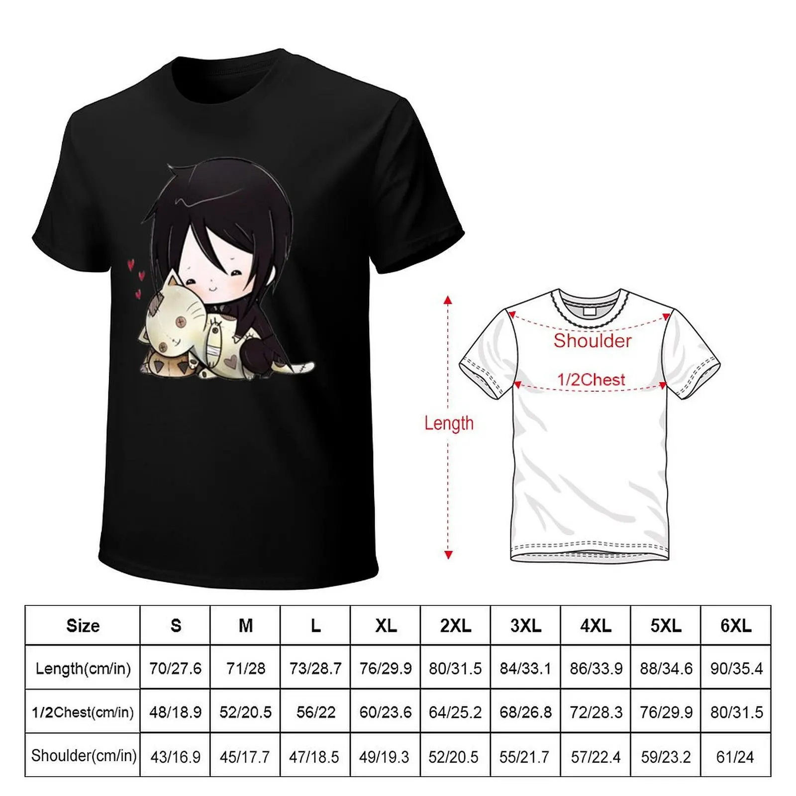 Sebastian - Black Butler T-Shirt man t shirts for men T-Shirt - view 2