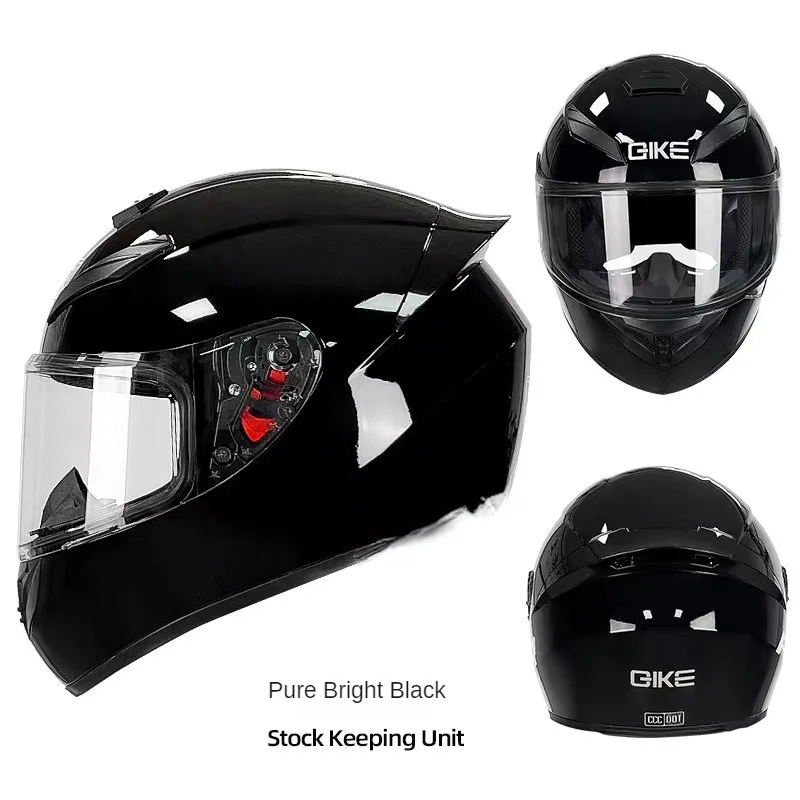 3C/DOT Certified Motorcycle Helmets for Men And Women Adult Full Helmets Cross-border Motorcycle Big Tail Running Helmet