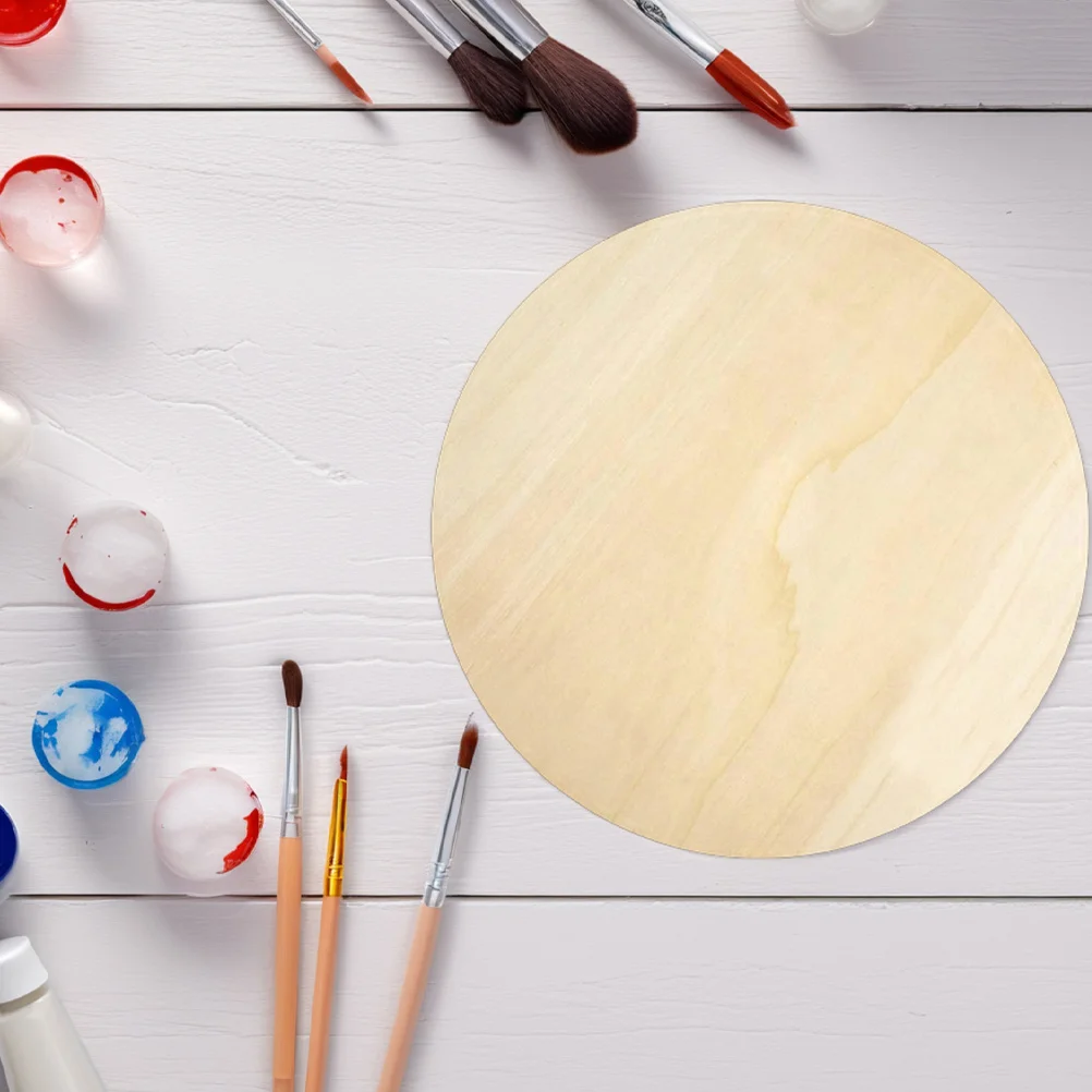 

6pcs 11.79 Inch Round Blank Wood Slices Unfinished Natural Wooden Discs For Diy Crafts Painting Carving Christmas Wedding Rustic