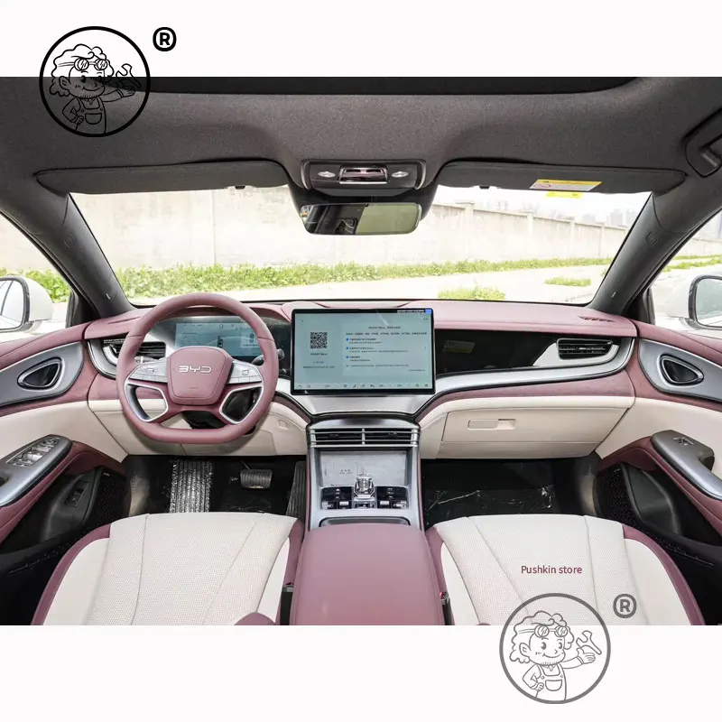 For BYD Seal 7 DMI SEAL 07 DMI 2025 2026 Car Leaf Board Decorative Sticker Modified ABS Leaf Plate Car Appearance Accessories