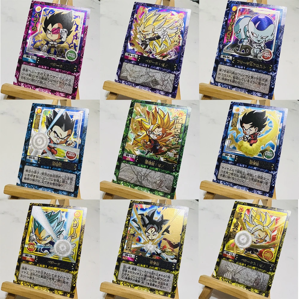 

23Pcs/set Dragon Ball Hot Stamping Flash Card Super Saiyan Goku Gohan Vegeta Frieza Classic Game Anime Collection Card Gift Toys