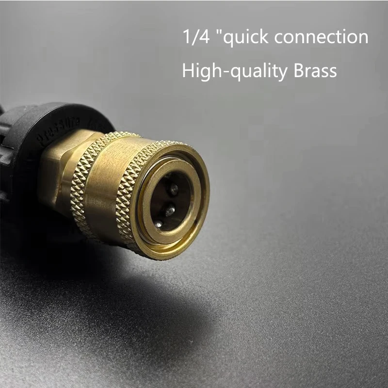 Neuer KARCHER Hochdruckreiniger-Adapter 1/4 Zoll Schnellanschluss, kompatibel mit K2-K7, stabil, auslaufsicher und langlebig – Detail 3