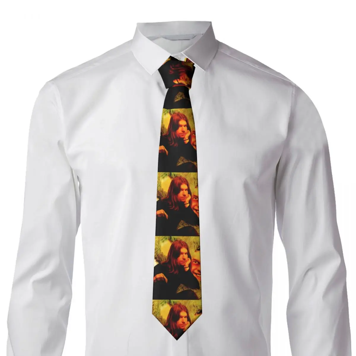 Customized Aphex Twin Tie Men Classic Silk Party Neckties