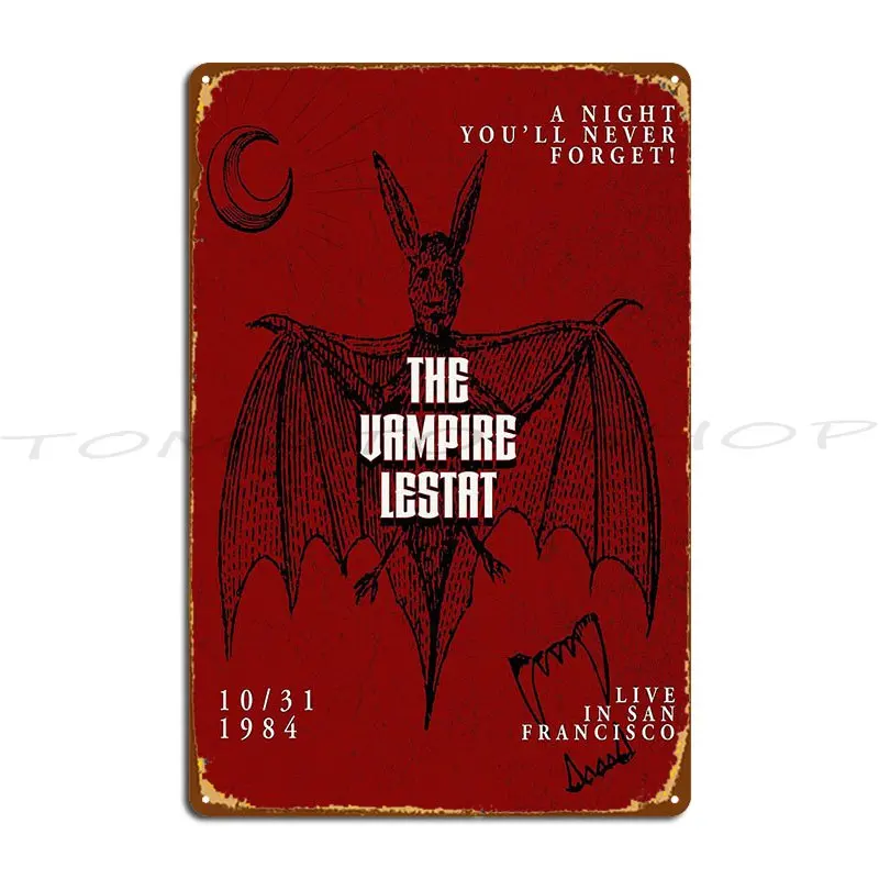 Interview With The Vampire 2x05 Poster Metal Plaque Poster Cinema  Rusty Wall Custom  Tin Sign Poster