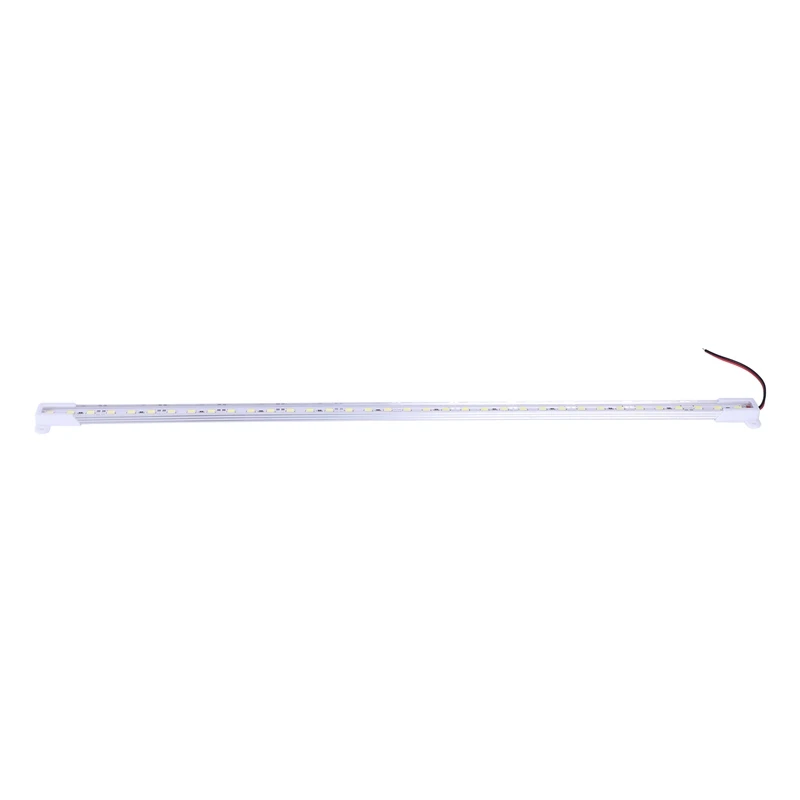 ABZL 4X 50CM 12V 36 LED 5630 SMD Hard Strip Light Aluminum Shell With End Cap White & Warm White