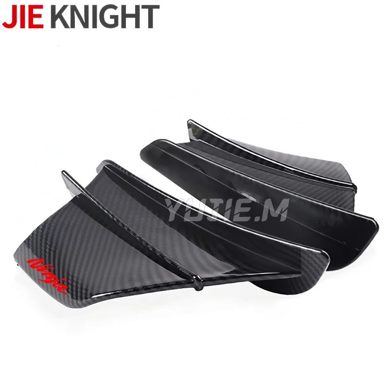 For KAWASAKI NINJA 300 400 NINJA 650 Z400 Z900 ZX-10R ZX-25R H2 Down Universal Motorcycle Winglet Aerodynamic Wing Kit Spoiler
