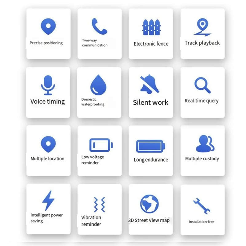 Elderly 4G Tracking Tracker SOS Wireless Wifi Caregiver Pager Old People Locator Fall Alert Tracker IP67 Anti Lost