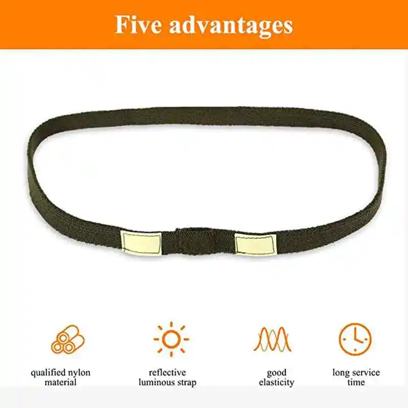 Banda táctica reflectante para casco militar M1 M88 MICH – Accesorio táctico camuflaje - imagen 2