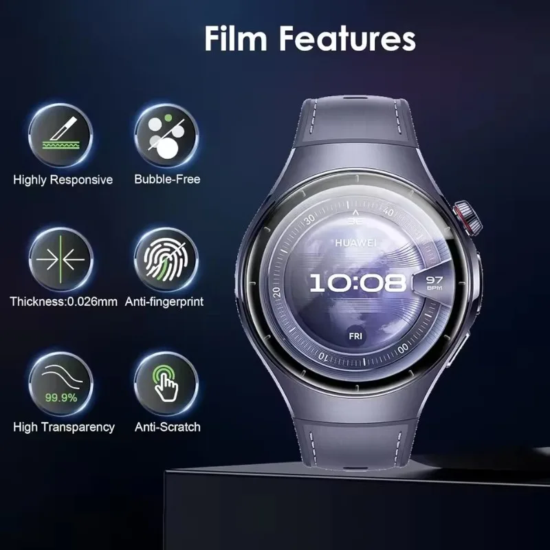 1-5Pcs Soft Screen Protector HD Full Coverage Flim For Huawei Watch 7 7Pro 41mm/46mm Anti-Scratch Smartwatch Protective Films