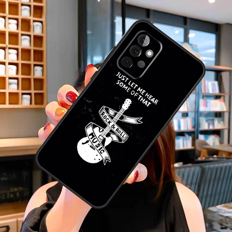 Nhạc Rock Nhạc Cụ Đàn Guitar Dành Cho Samsung A52 A32 A42 A22 A12 A51 A71 A50 A70 A13 A33 A53 A21S a02S A03S A52S Bao