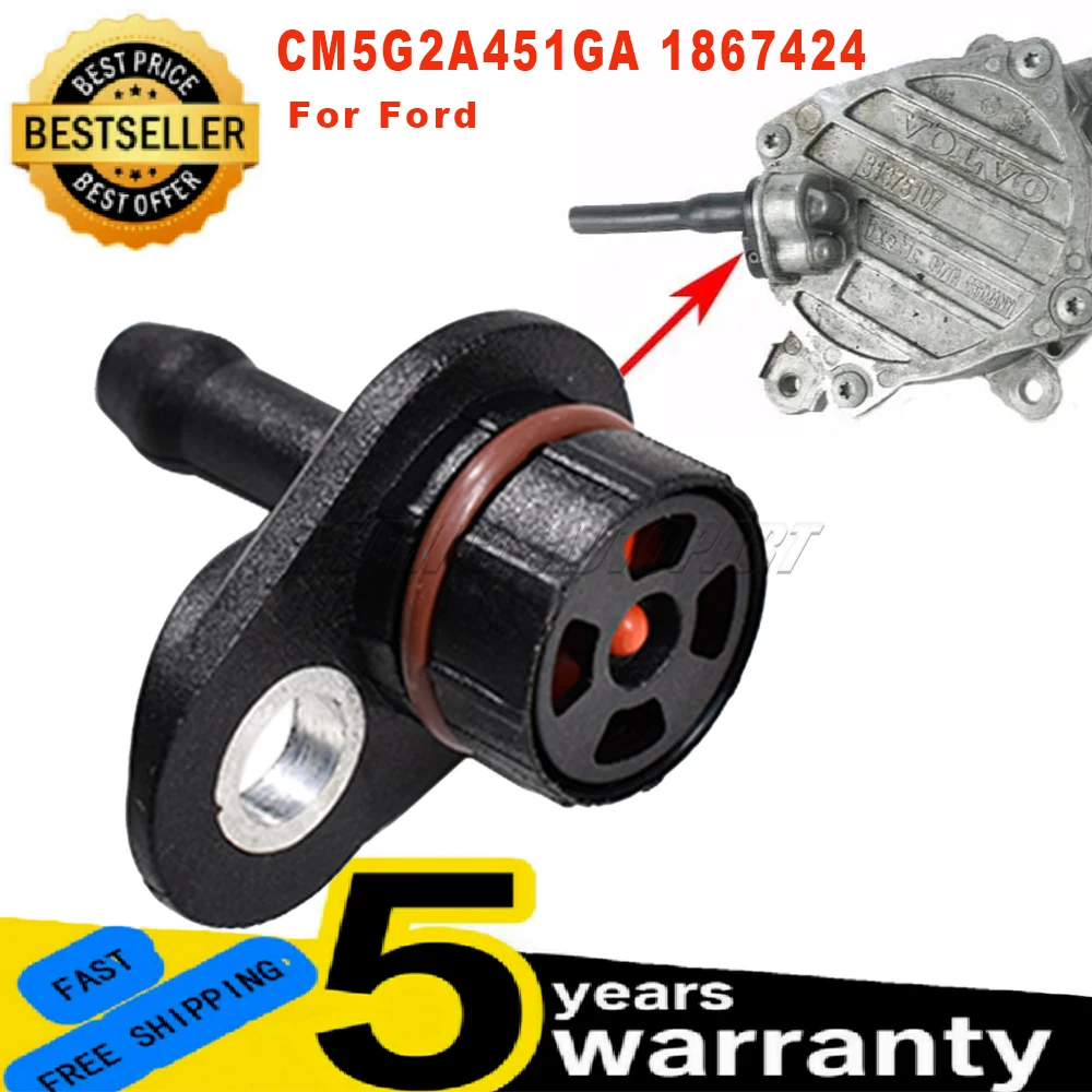 

1/2/4 For Ford 1.0 & 1.5 Ecoboost Fiesta Focus Transit CM5G2A451GA 1867424 Vacuum Pump Valve Repair Kit Replacement