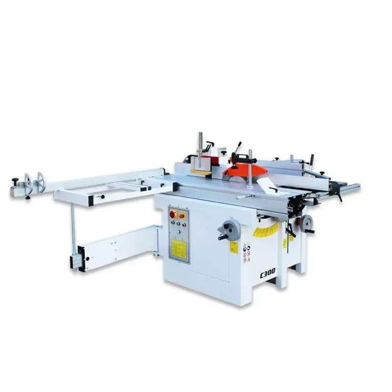 C300 5 in 1 Table Multi Functional Precision Combined Universal Woodworking Machine C300 Planer Thicknesser Motiser Shaper
