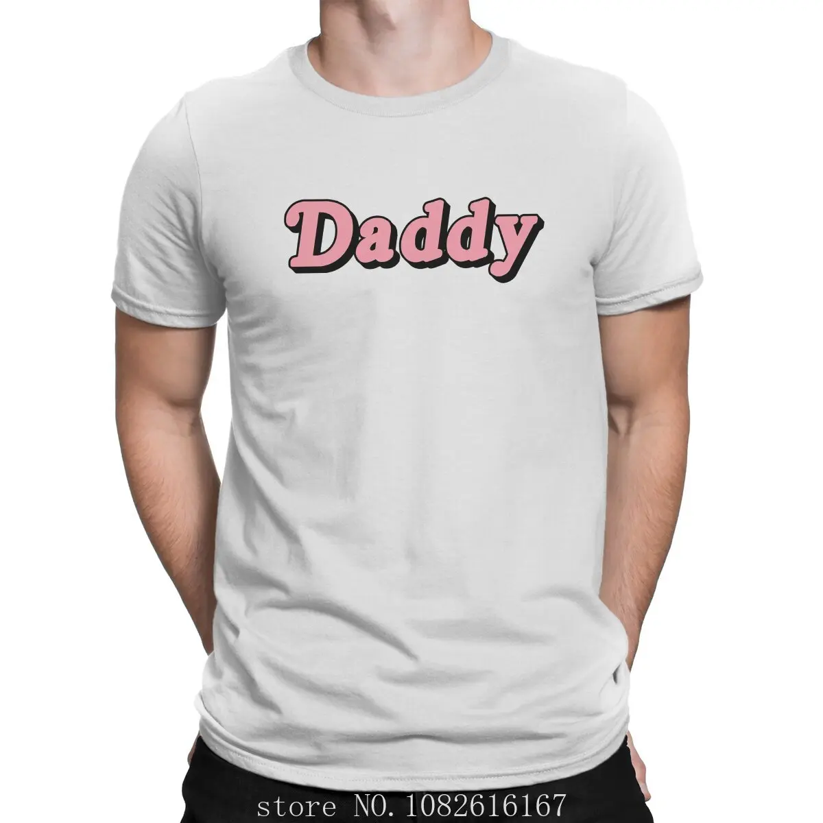 Birthday Gifts OutdoorWear Newest TShirt for Men DADDY Round Collar Polyester T Shirt Personalize  my body my choice