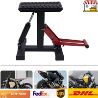 Motorcycle Jack Lift Stand Dirt Bike Lifting Table 400kg/882lbs Height Adjustable Support Platform