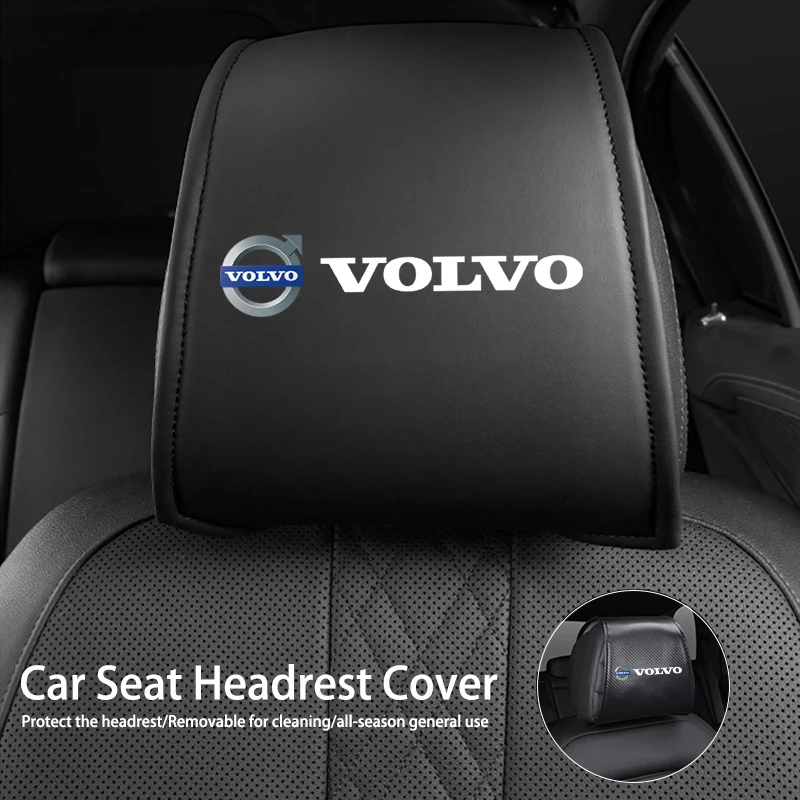 

Valve Cap 2Pcs Car Headrest Cover Accessories Car Styling For Volvo XC90 V90 V60 XC60 V40 S80 S60 S90 C40 XC40 V70 XC70 C30 C70