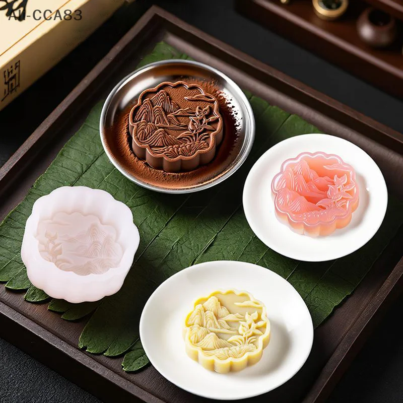 

Almond Yam Cake Silicone Mold DIY Oven Free Bean Paste Cake Chocolate Pudding Blancmange Dessert Kitchen Baking Mold
