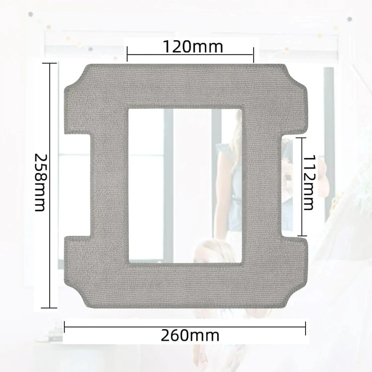 Ecovacs-Robot nettoyeur de vitres W1 / W1 Pro, vadrouille lavable, chiffon Earths, accessoires de remplacement, compatible
