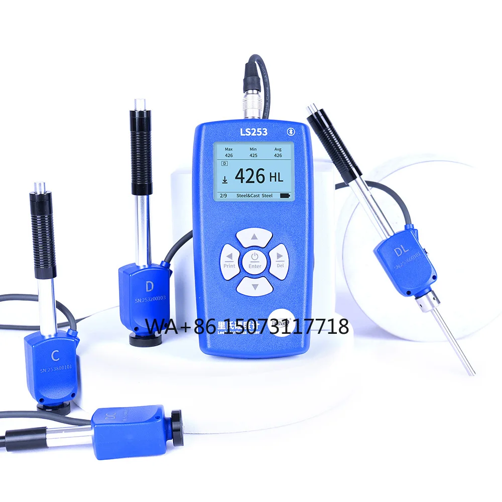 

Hot Sale LS253 Mobile APP Multi Probe Universal Metal Hardness Tester Handheld Precise Leeb Hardness Tester
