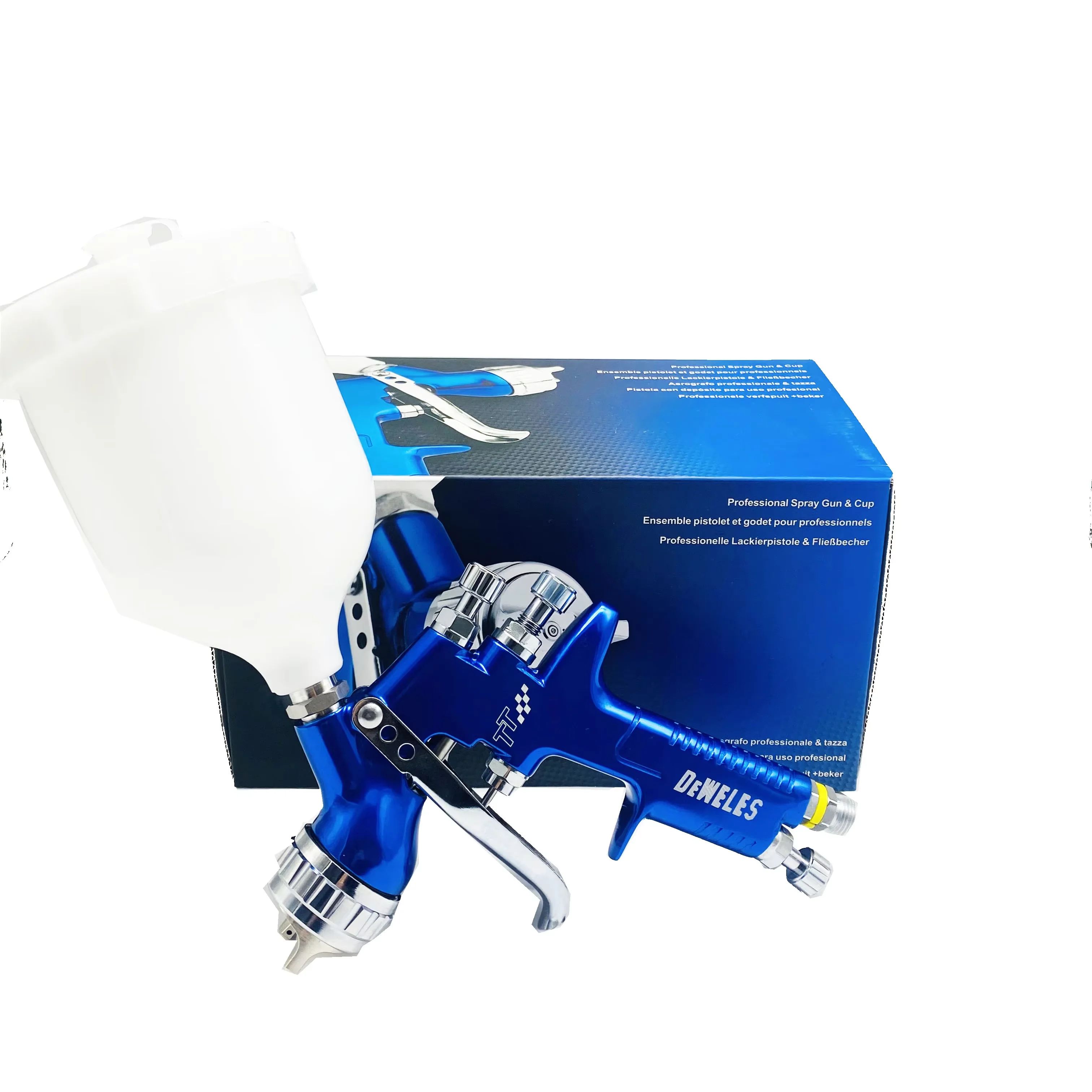 DEWELES Высокое качество Профессиональный TT/GFG 1,3 мм пистолет-распылитель воздуха низкого давления Воздушные инструменты Автоматический ремонт кузова Промышленный пистолет-распылитель