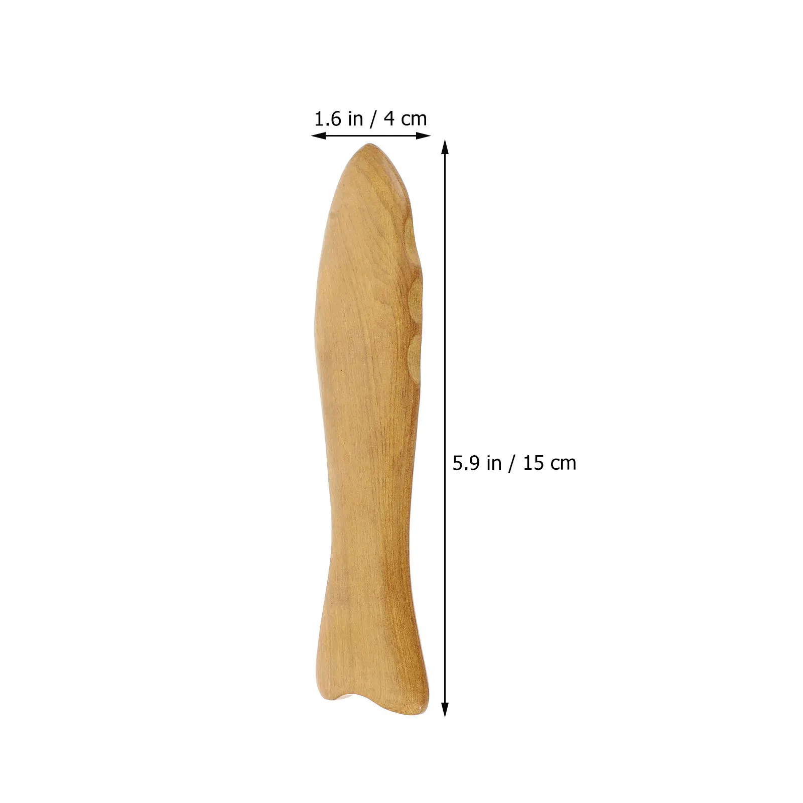 

2 PCS Facial Tools Wooden Massage Boards Scraper Face Skin Massager Scraping Plate Golden Sandal Gua Sha Durable