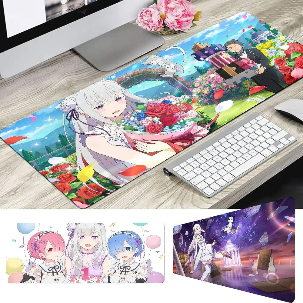 Animation Re L-Life In A D-Different W-World From Z-Zero Mousepad Non-slip Suitable For Office Computers Laptops E-sports Game